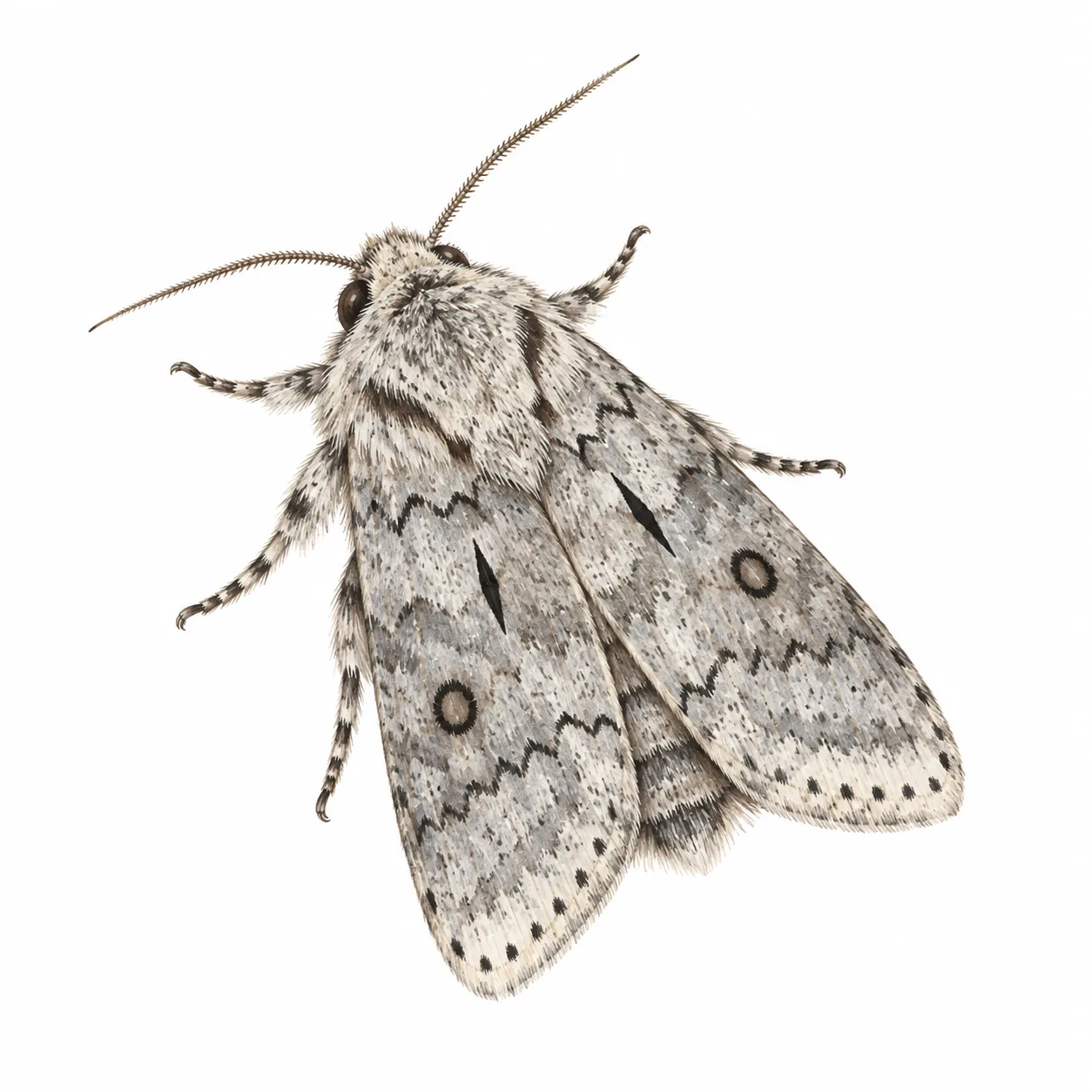 American Dagger Moth