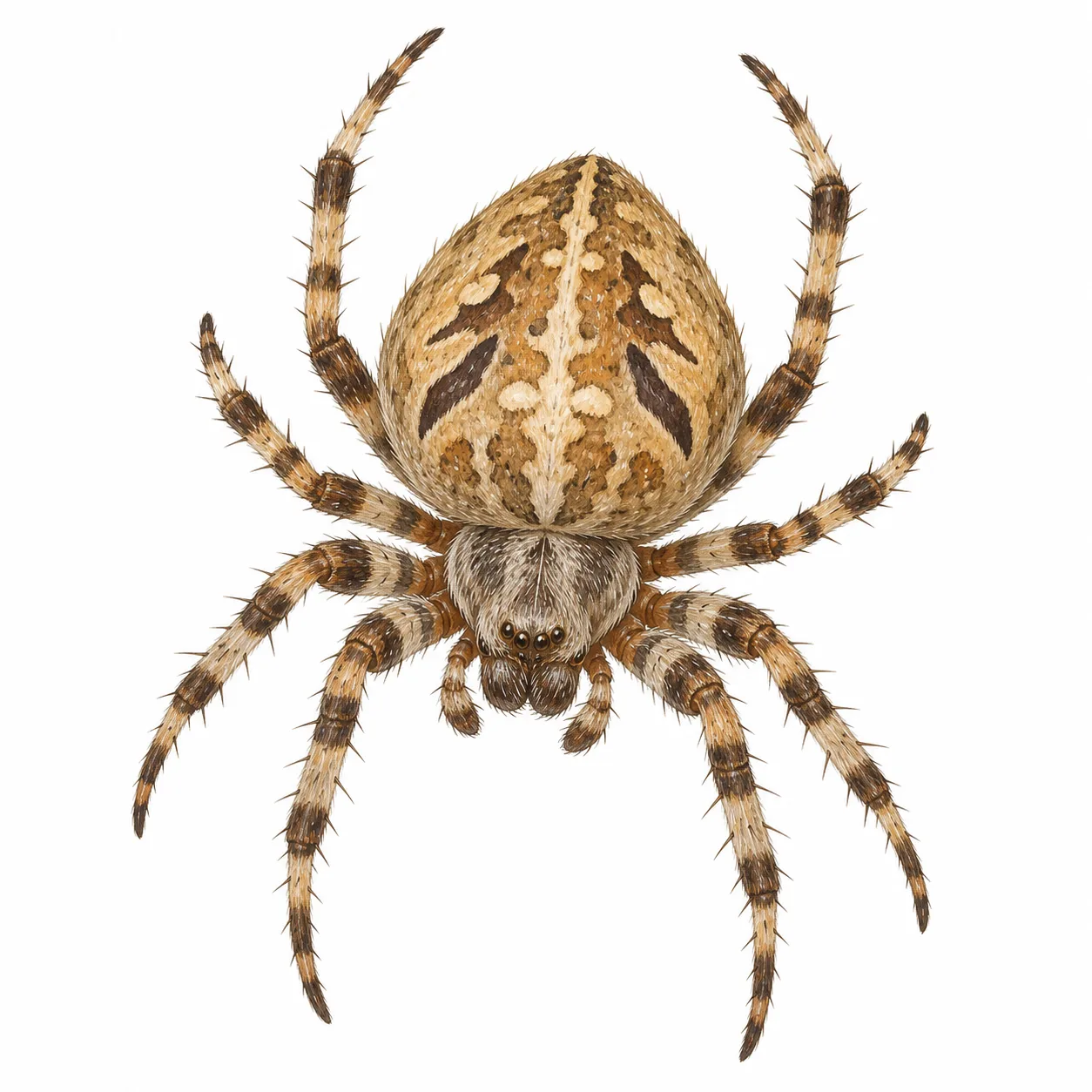 Araña tejedora arabesca