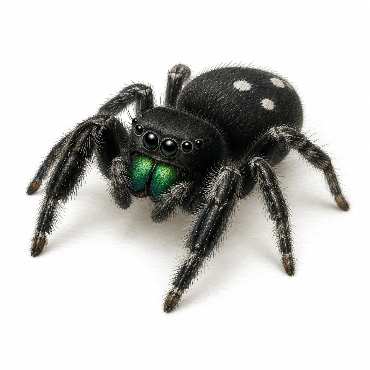 Bold jumping spider