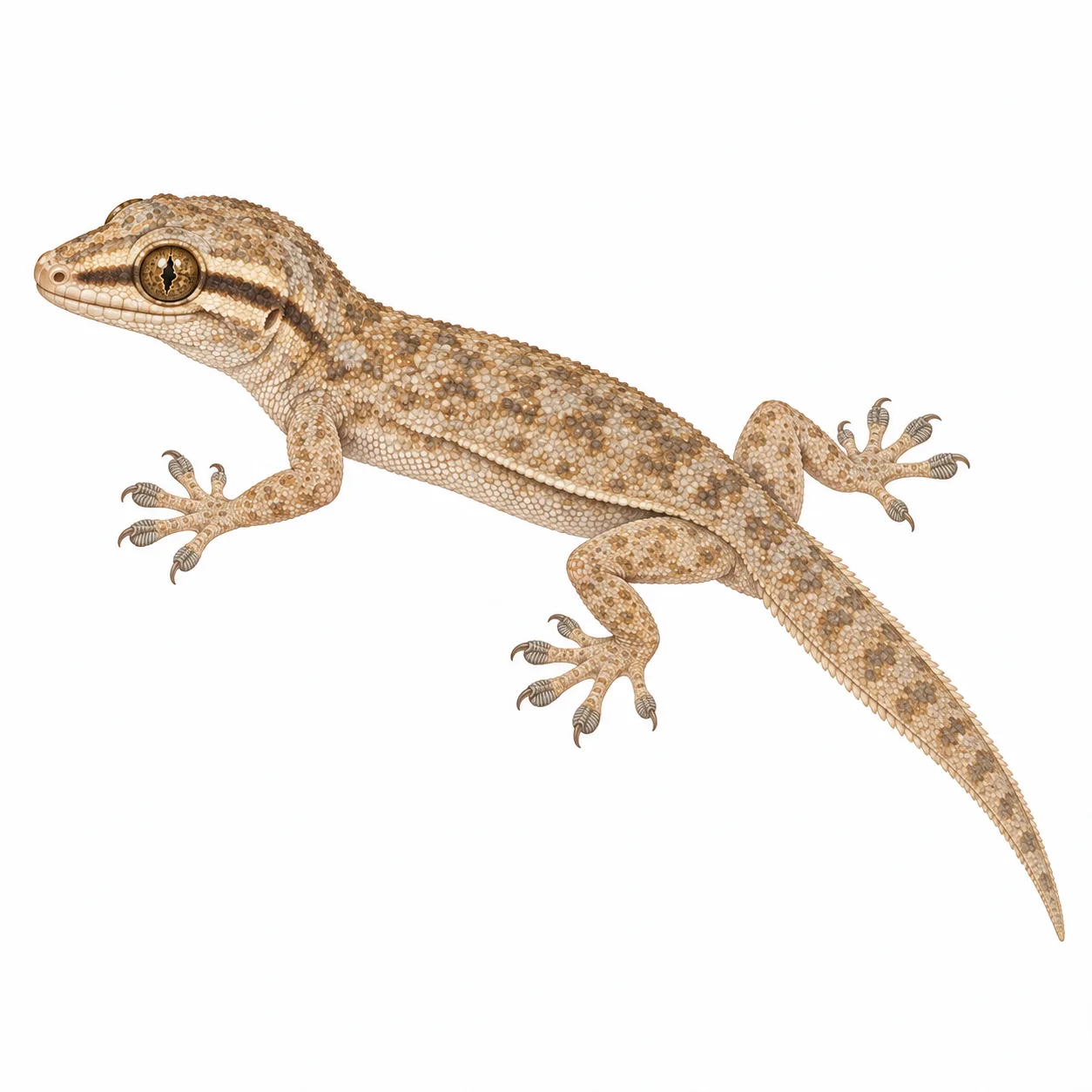 Flat-tailed House Gecko