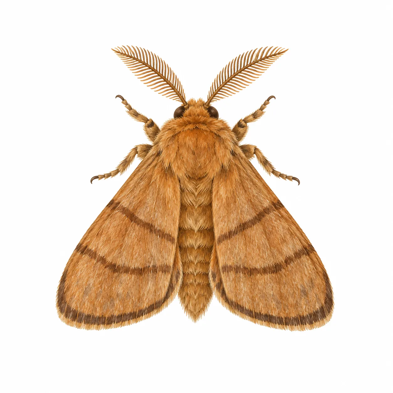 Forest Tent Caterpillar Moth