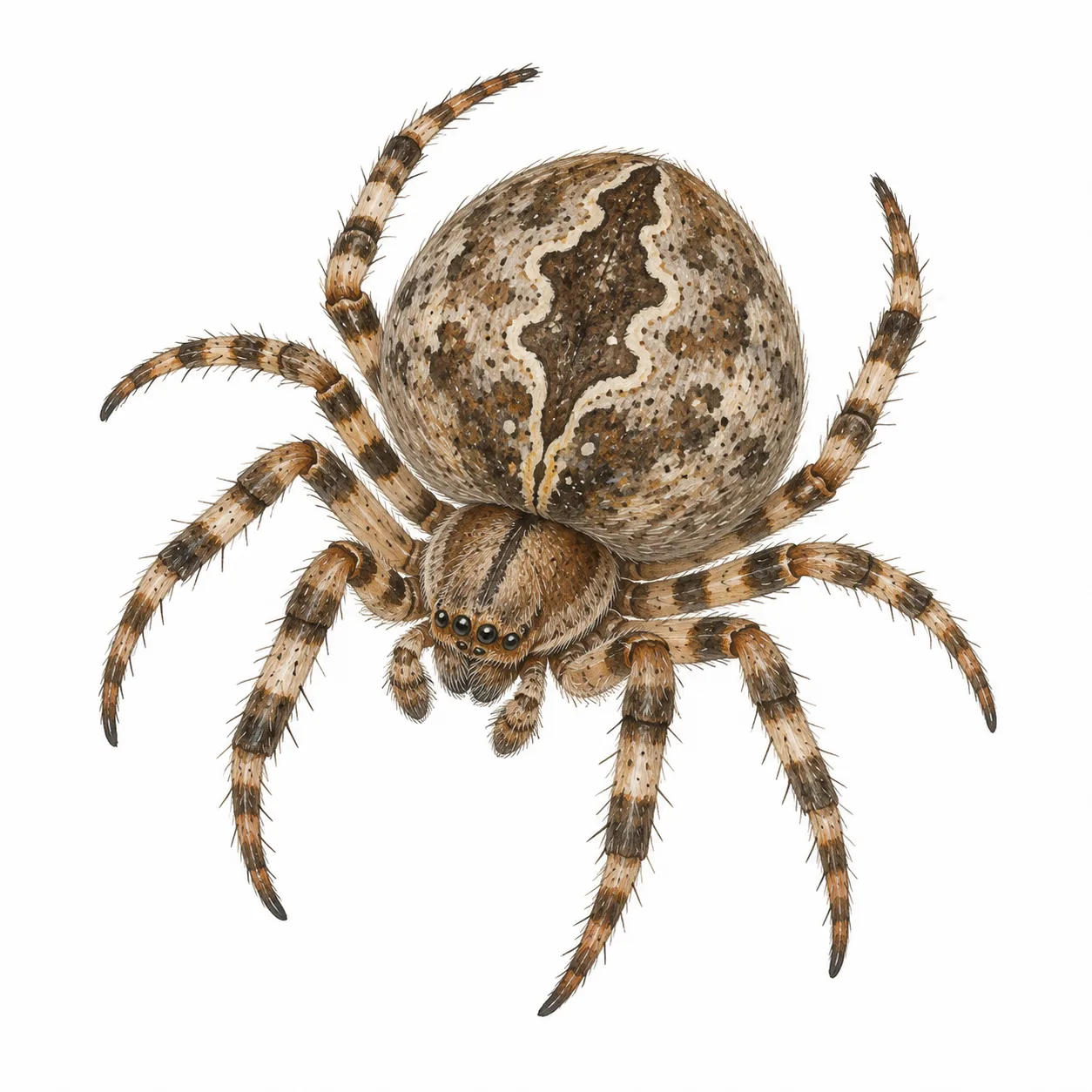 Larinioides cornutus