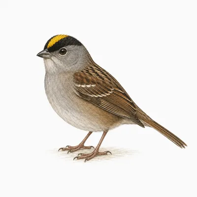 bruant à couronne dorée