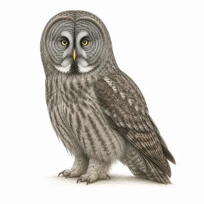 great grey owl