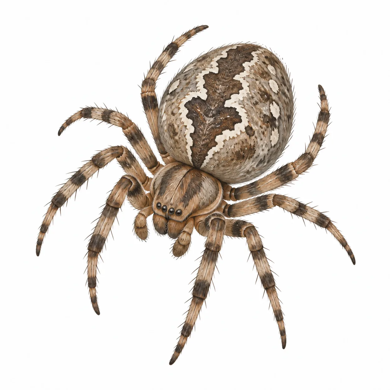 Grey Cross Spider