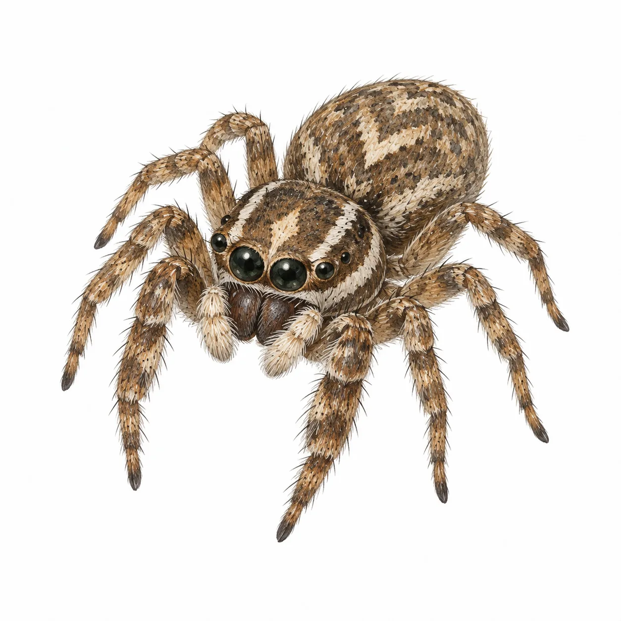 Half-edged Wall Jumping Spider