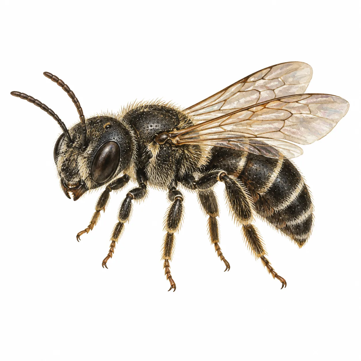 Ligated Furrow Bee