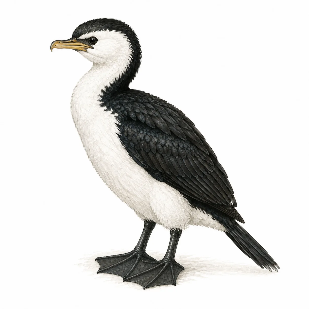 Little Pied Cormorant
