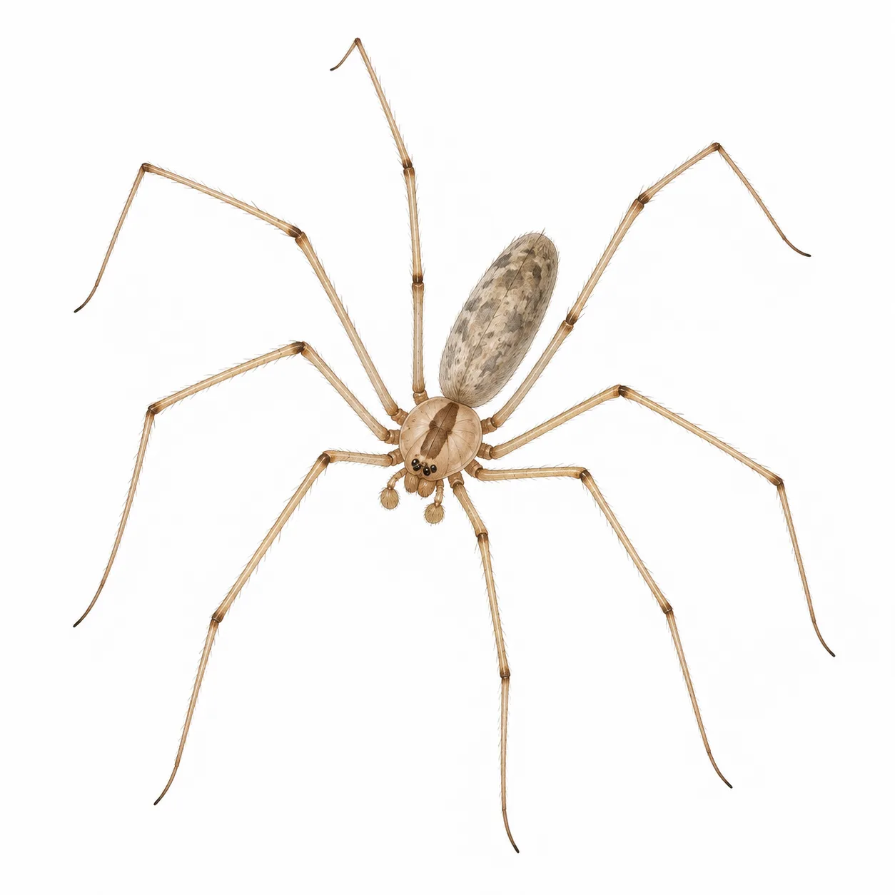 Große Zitterspinne
