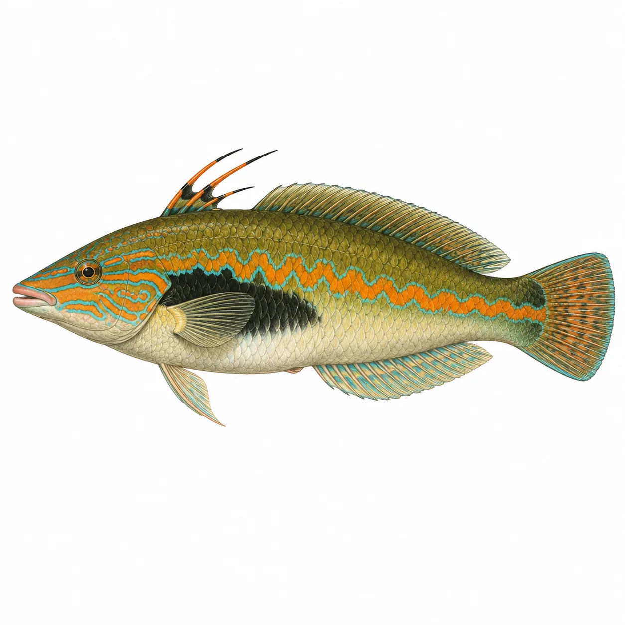 Mediterranean Rainbow Wrasse