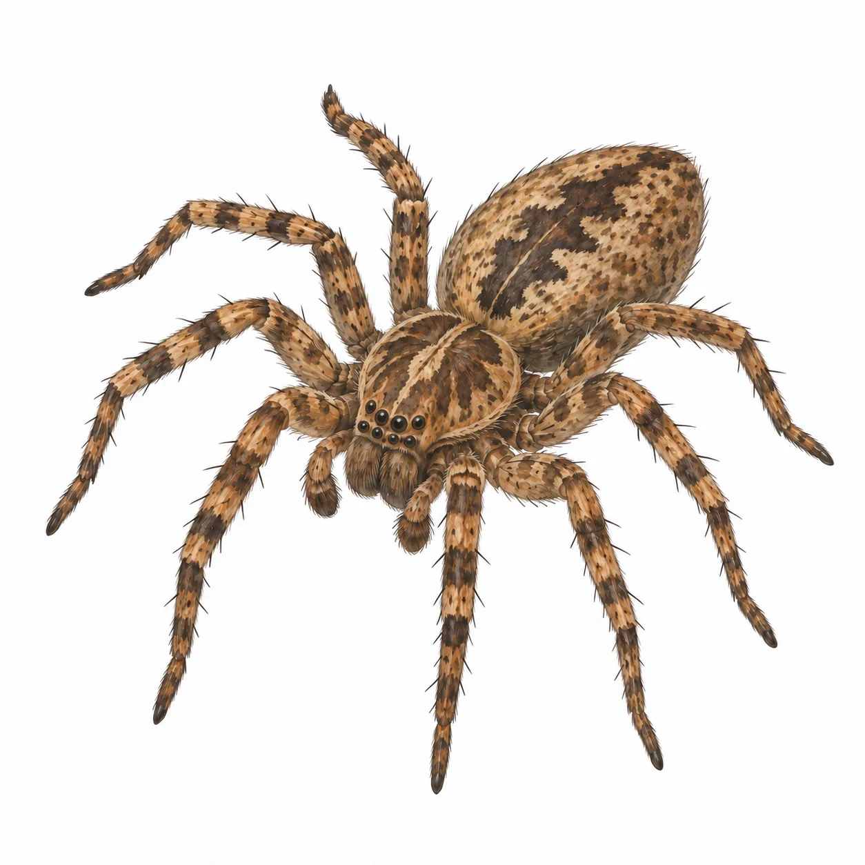 Mediterranean Spiny False Wolf Spider