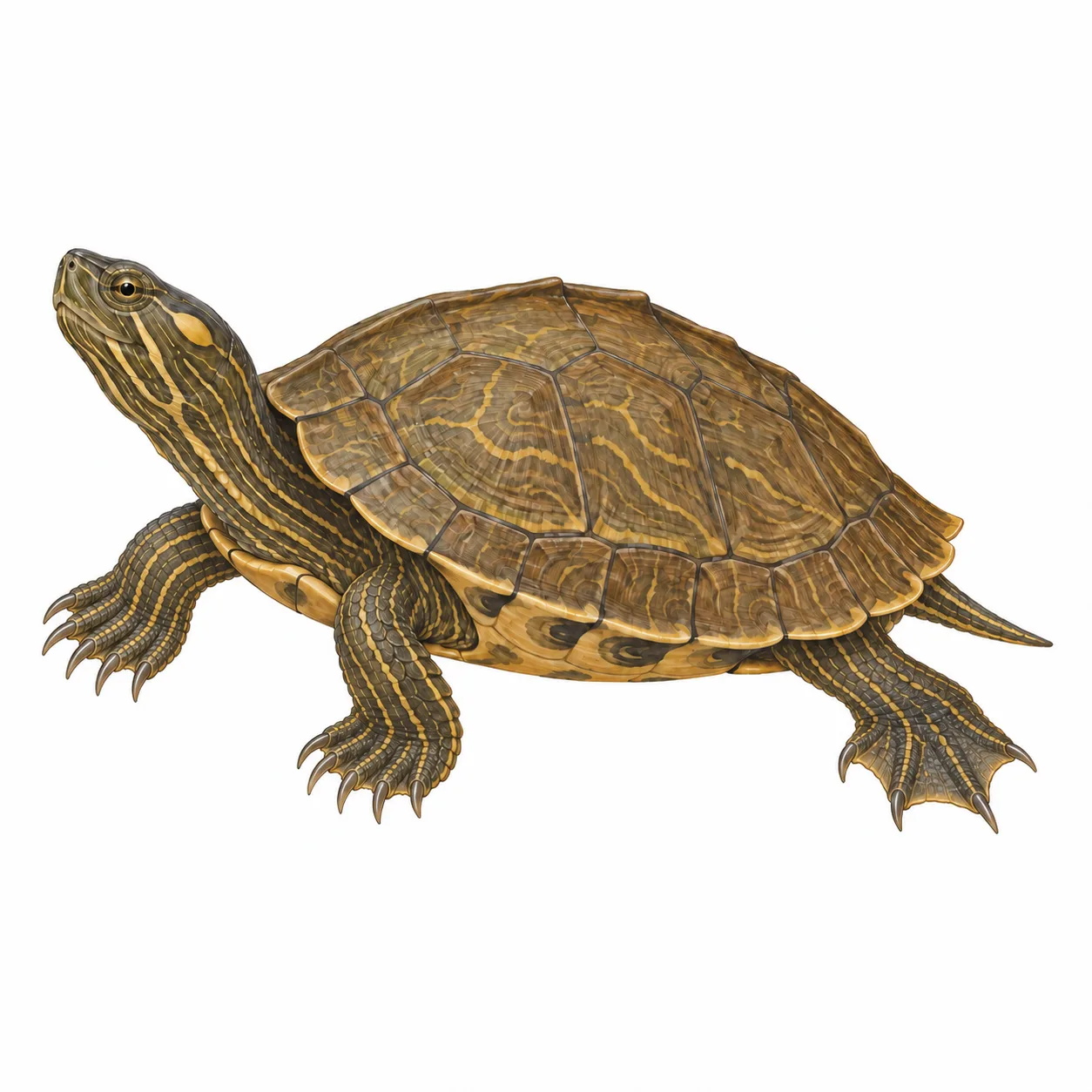 Tortuga mapa del Norte