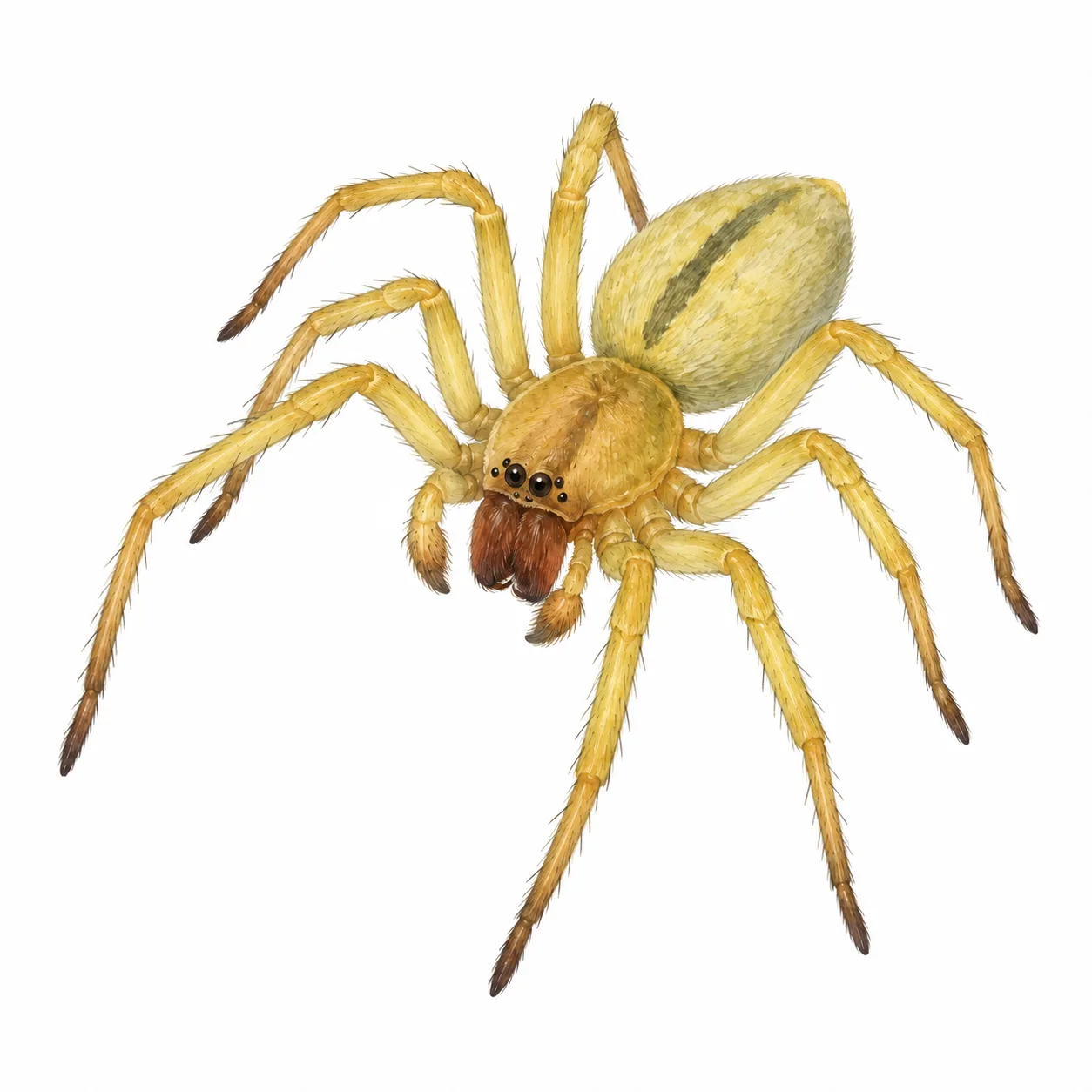 Northern Yellow Sac Spider