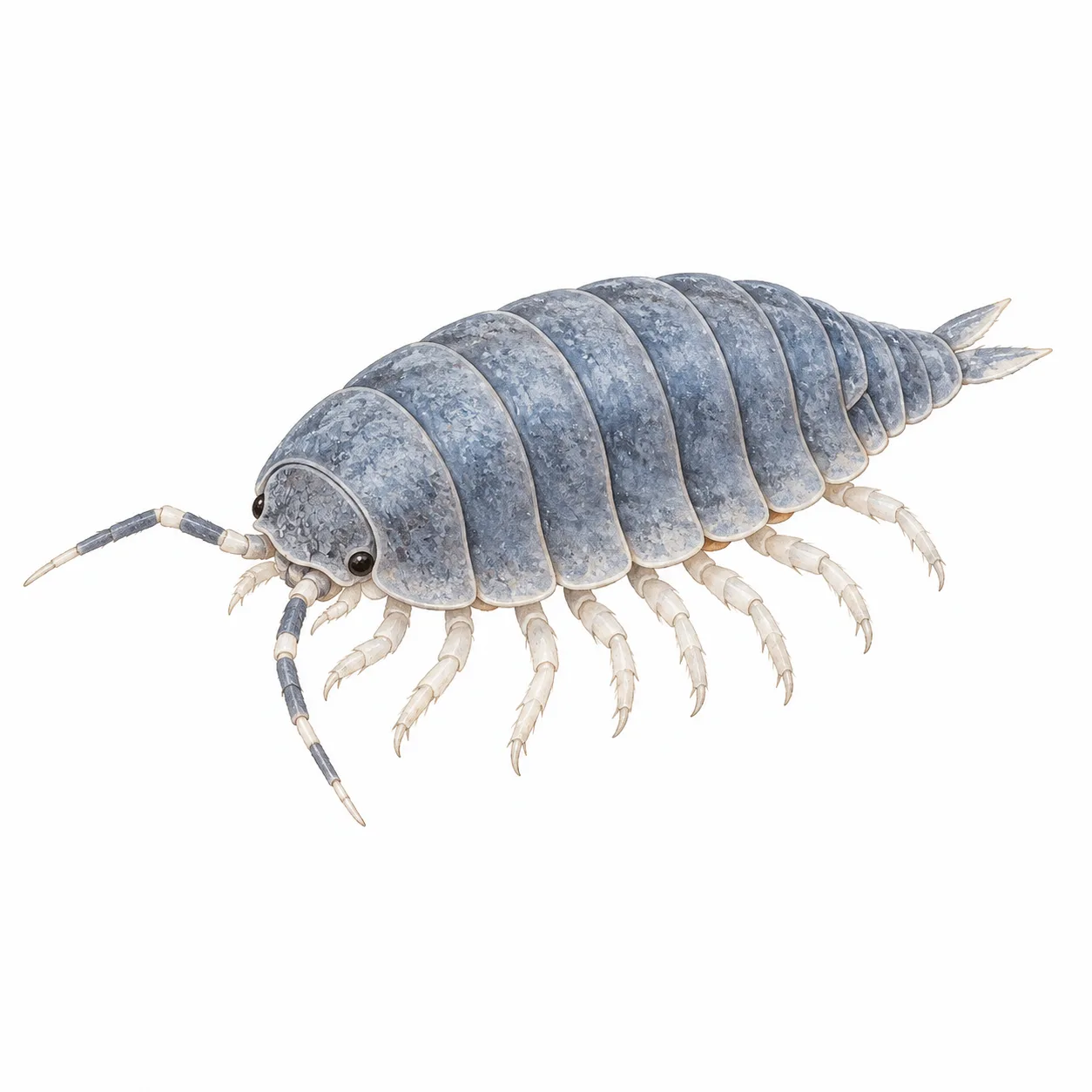 Powder Blue Isopod