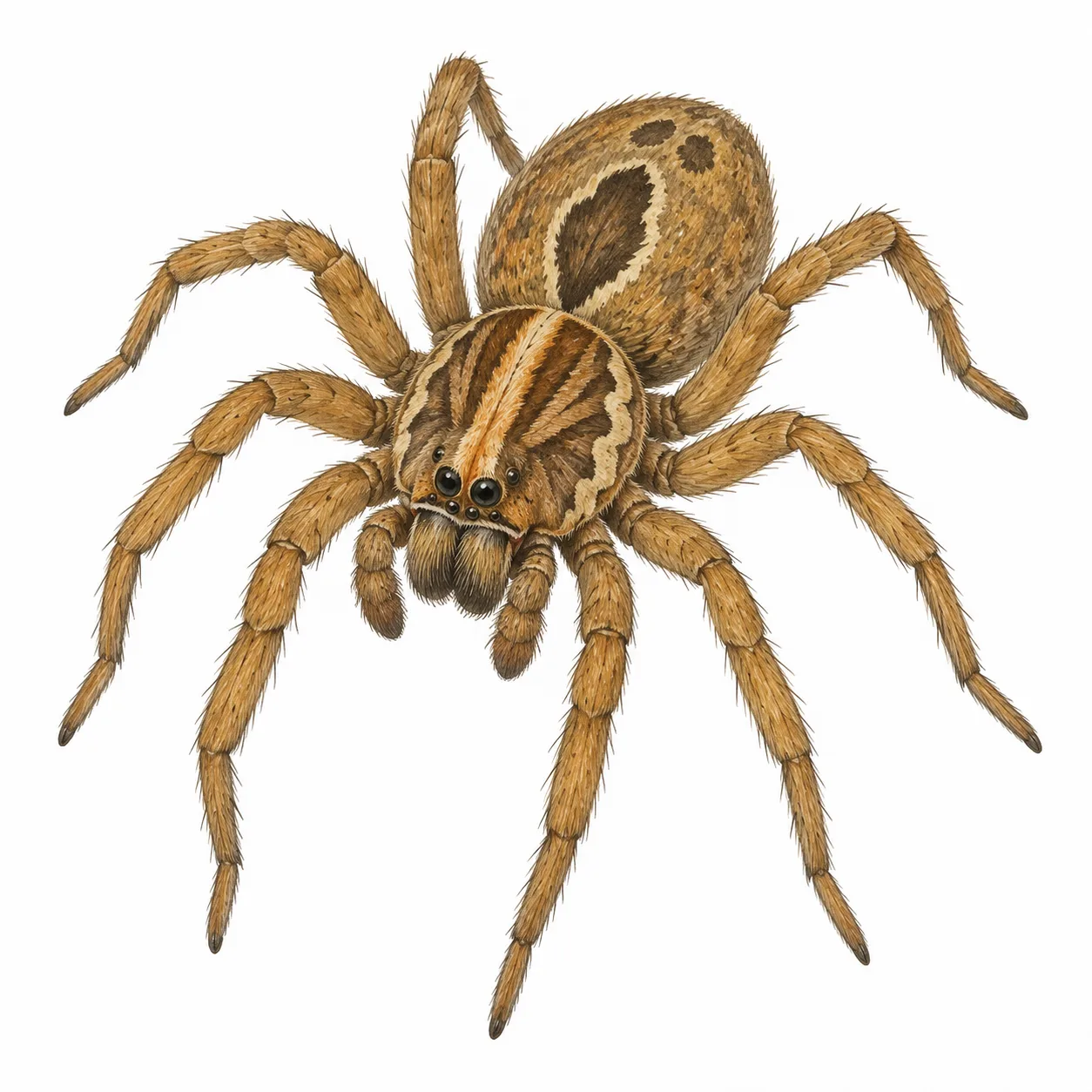 Araña Lobo Europea