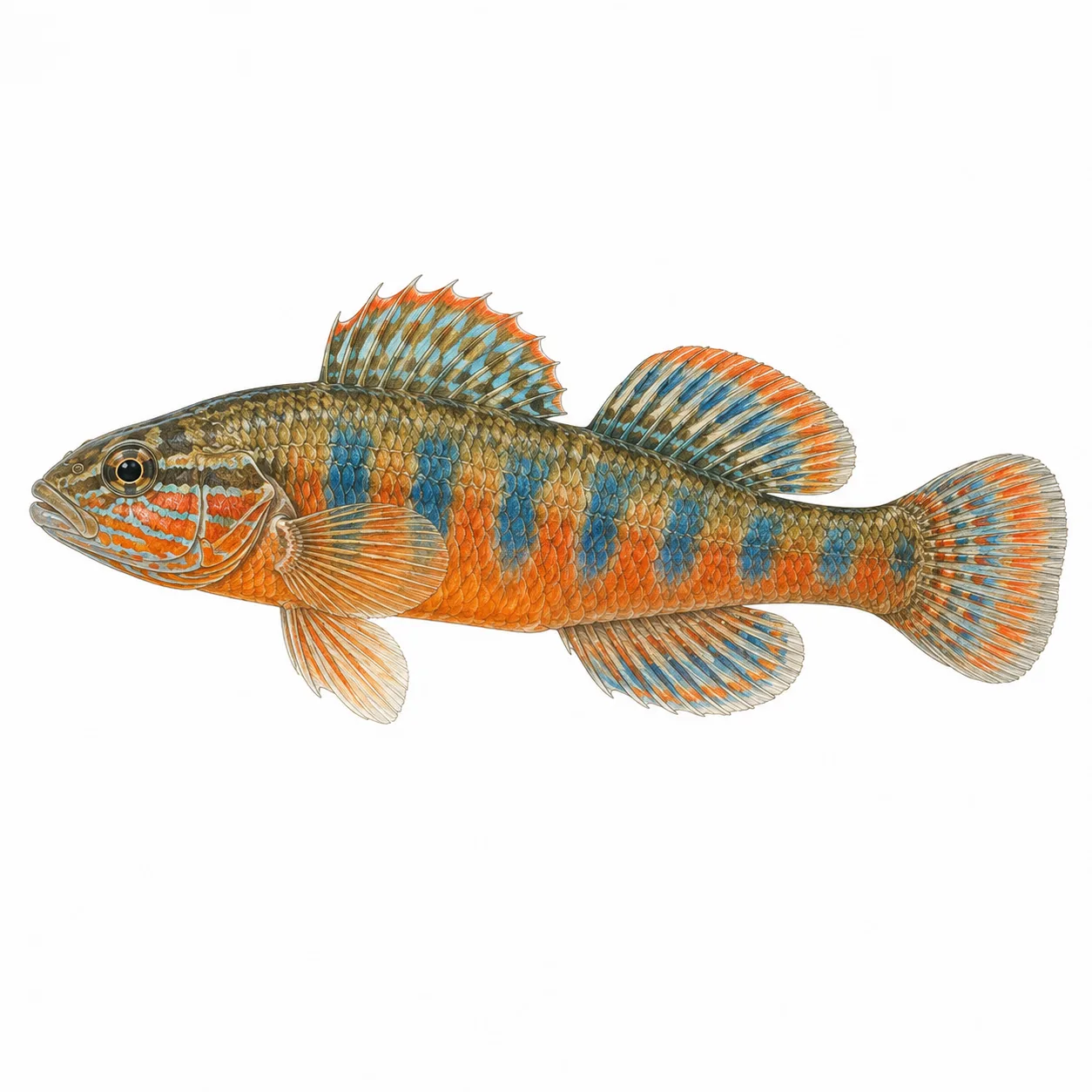 Etheostoma caeruleum