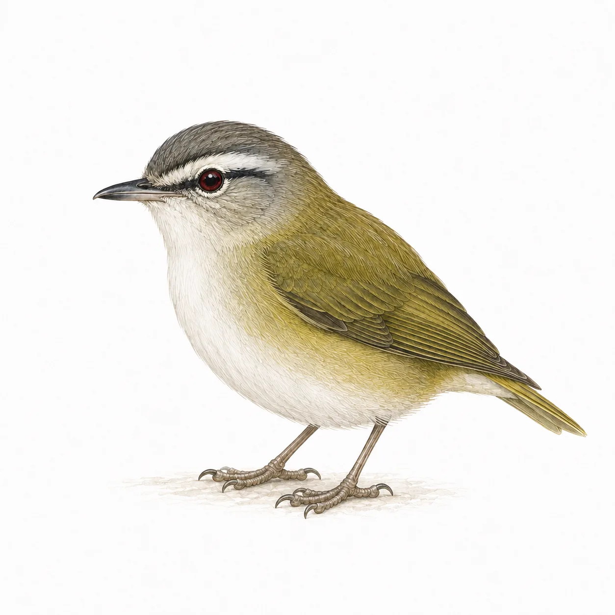 Vireo Ojos Rojos