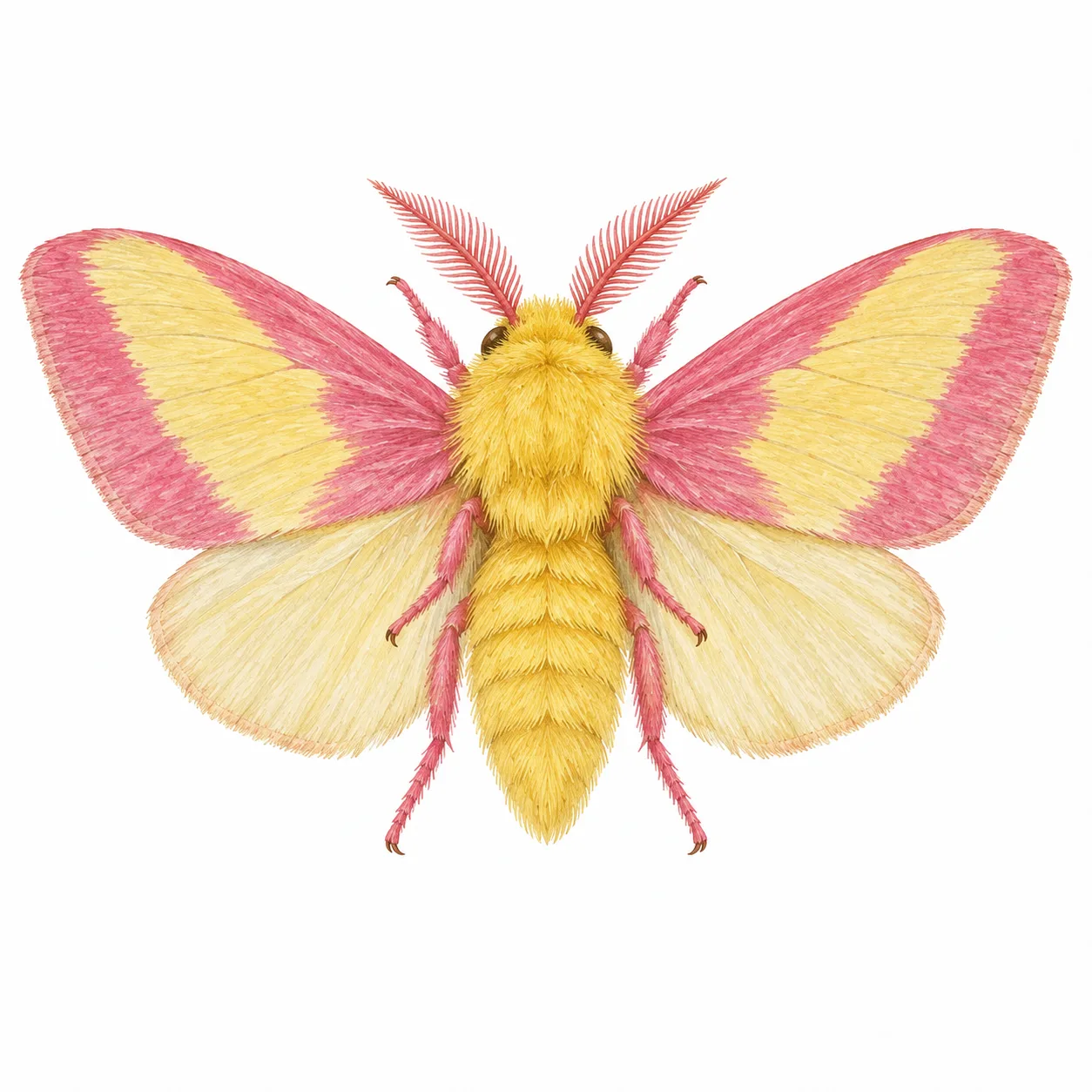 Rosy Maple Moth