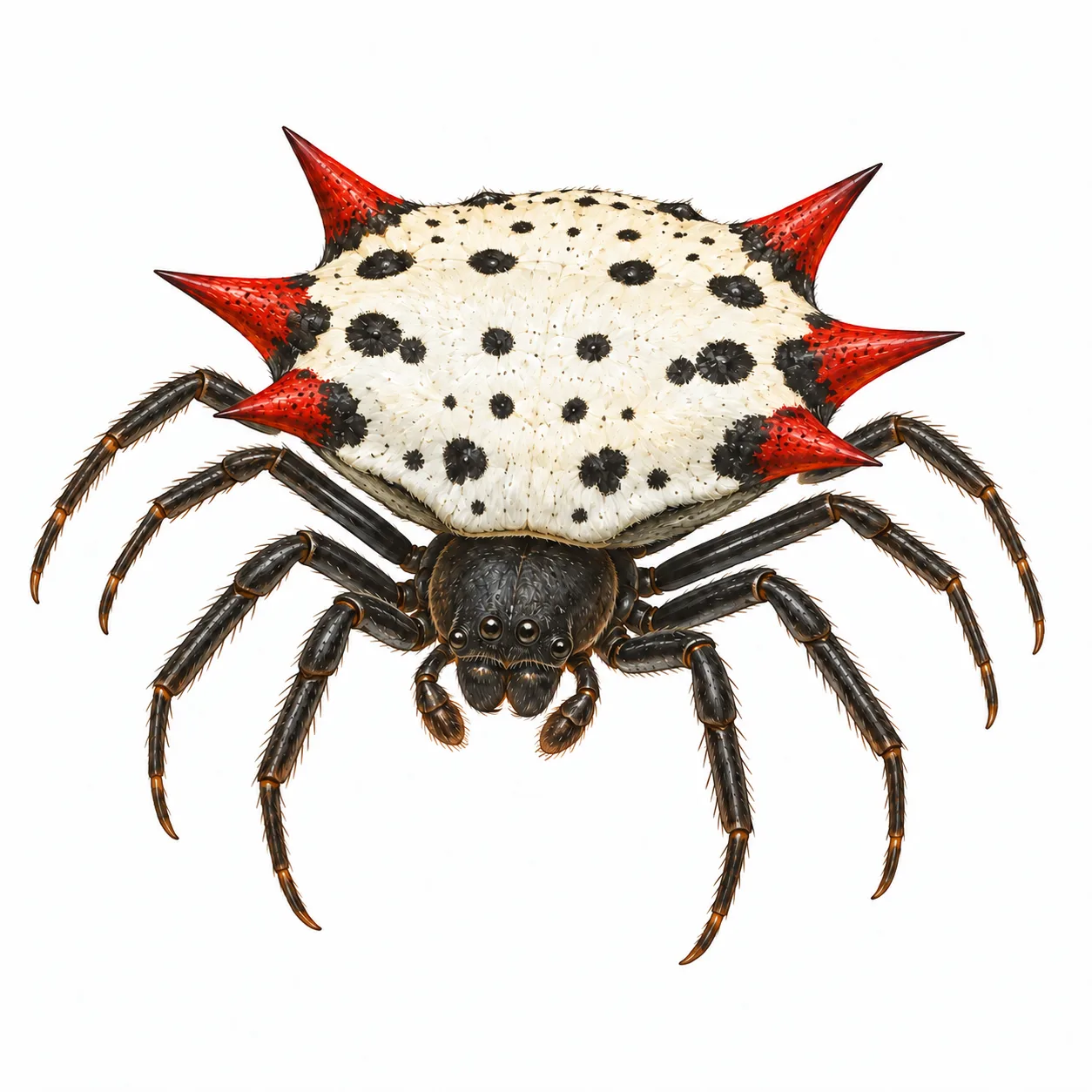 Araña tejedora espinosa