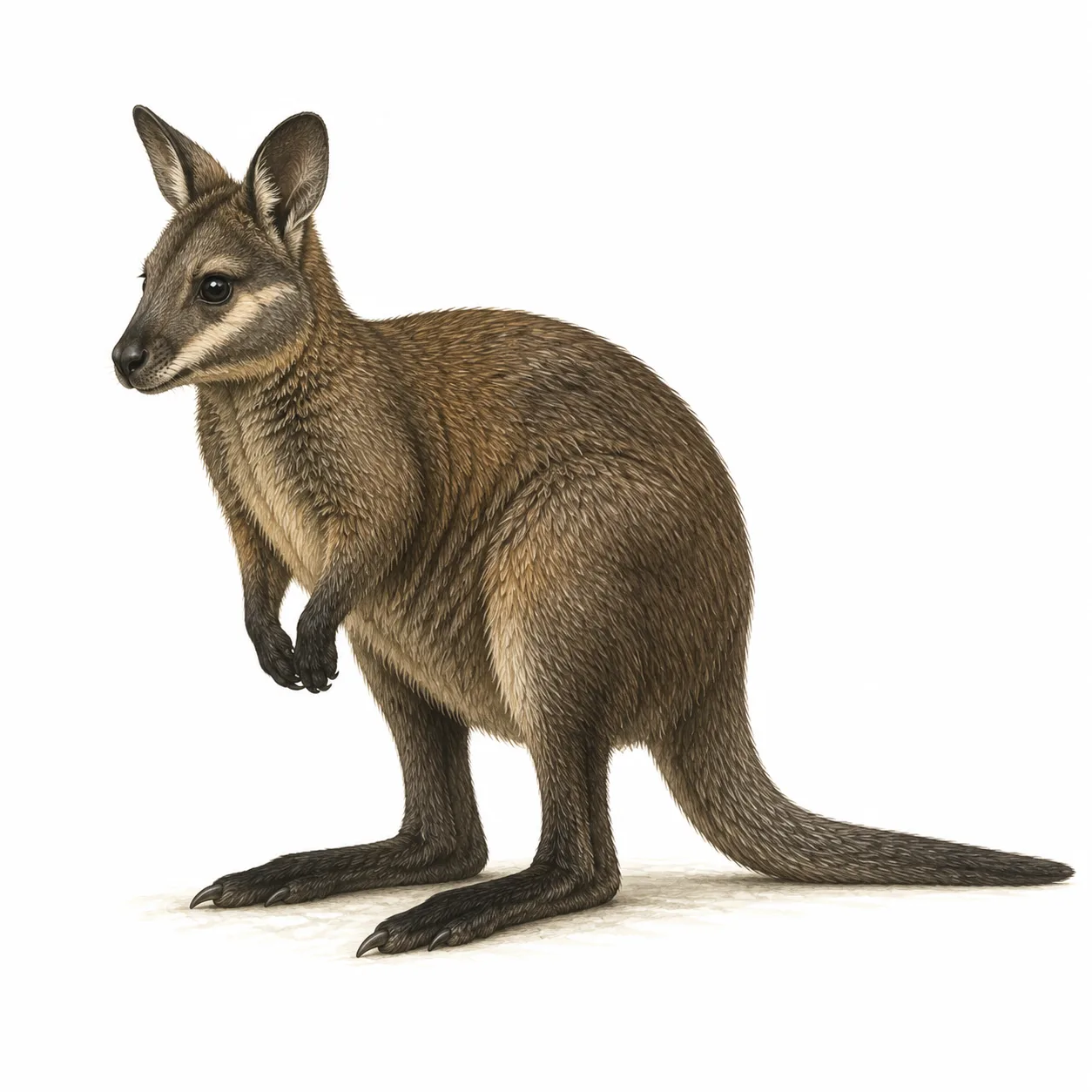 Wallaby bicolore