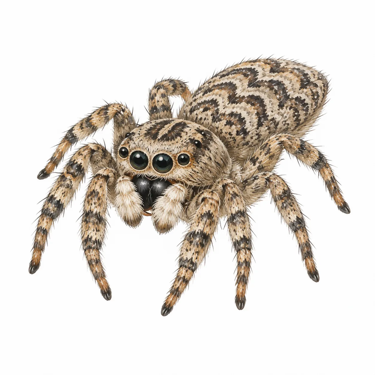 Platycryptus undatus