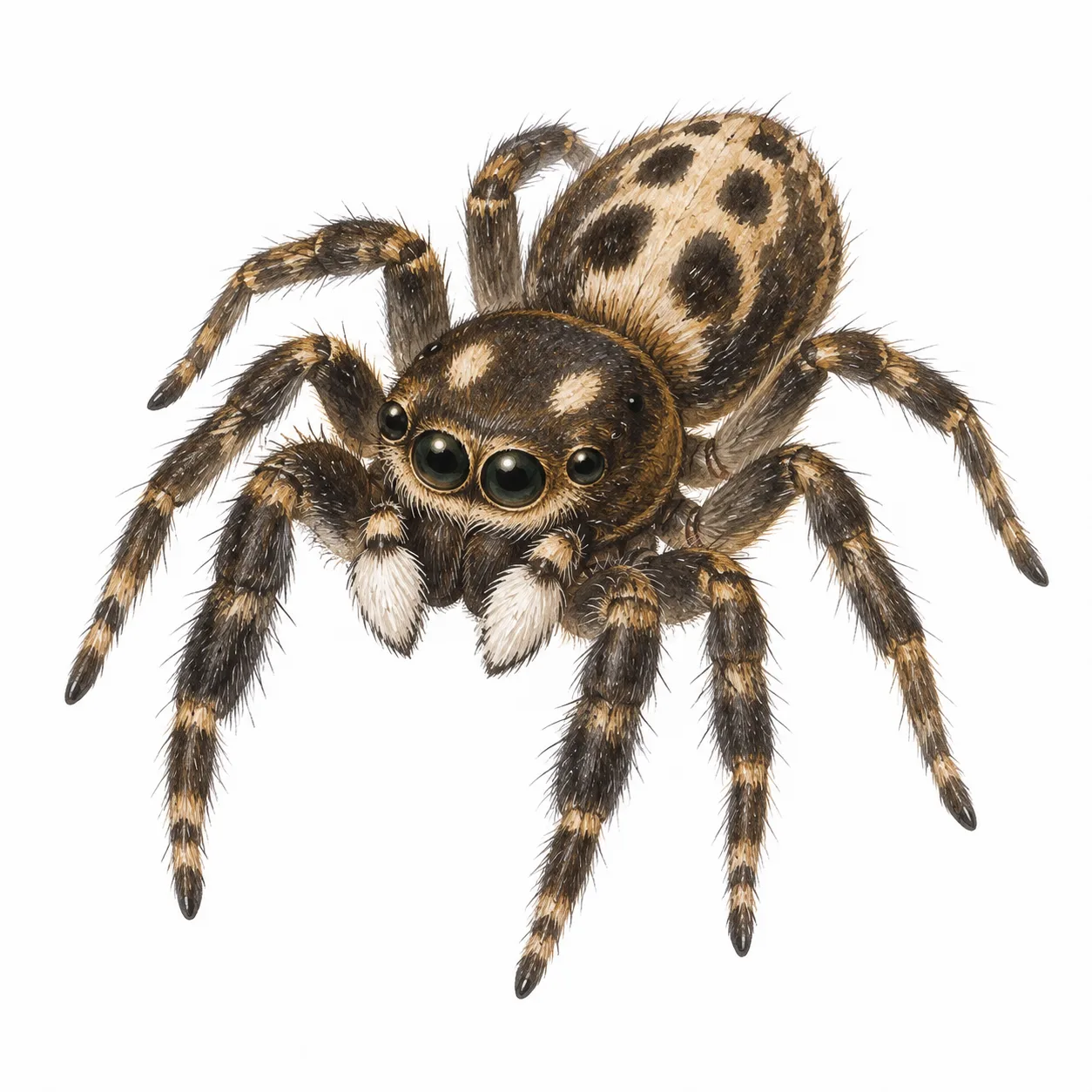 Twin-flagged Jumping Spider