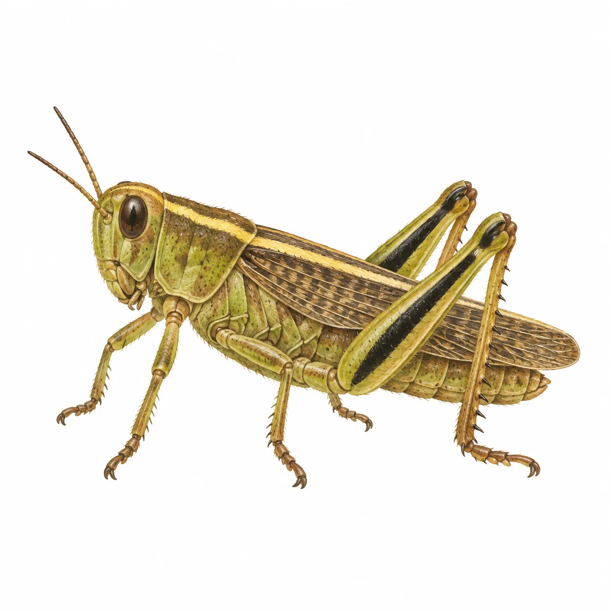 Two-striped Grasshopper