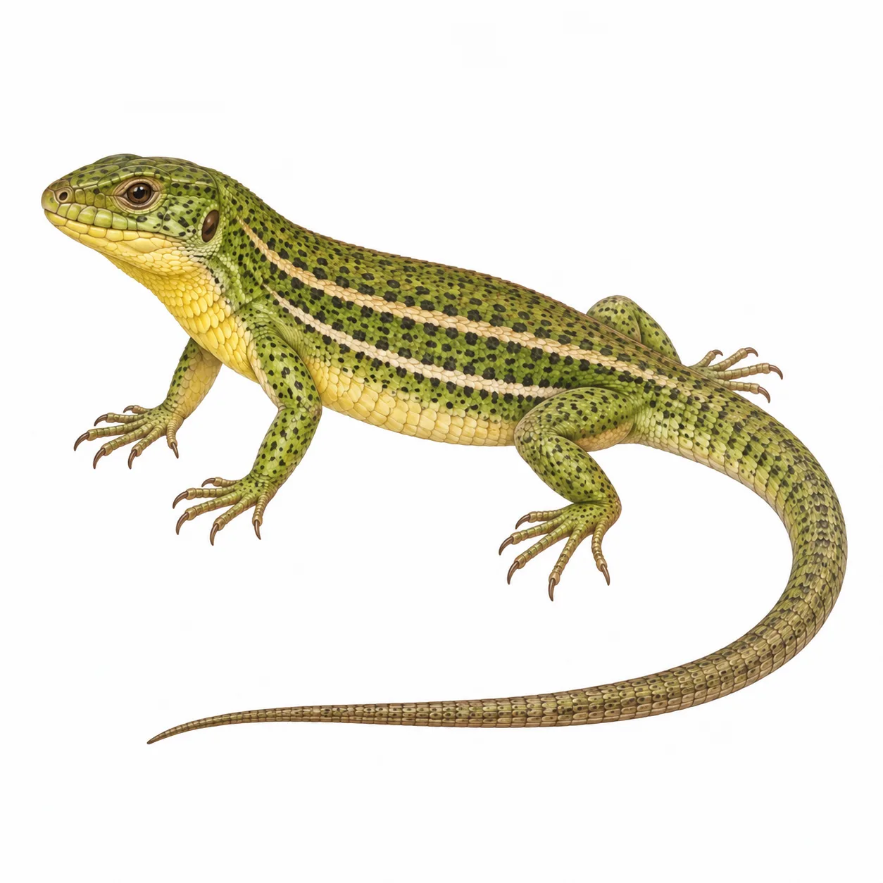 Western Green Lizard