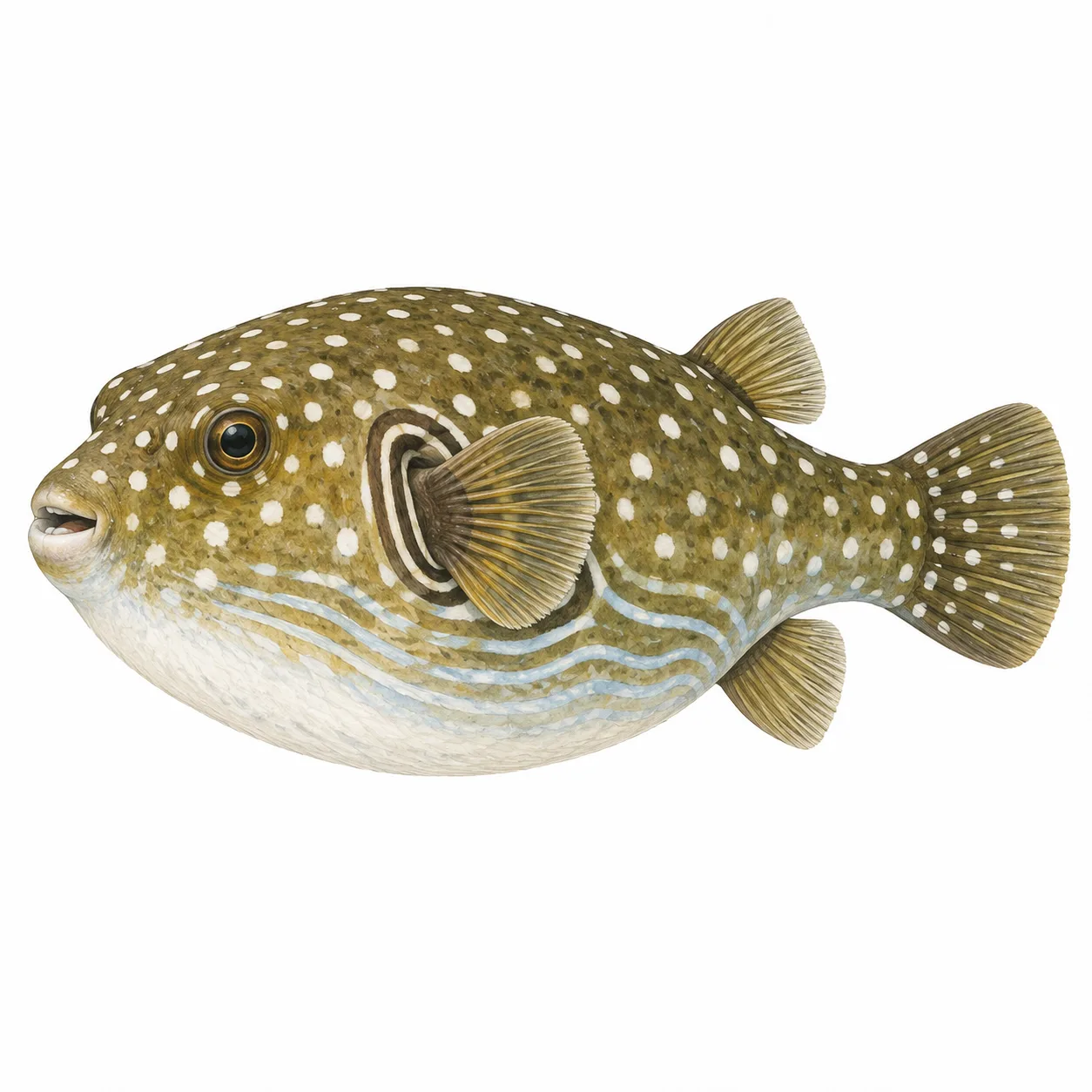 Weißflecken-Kugelfisch