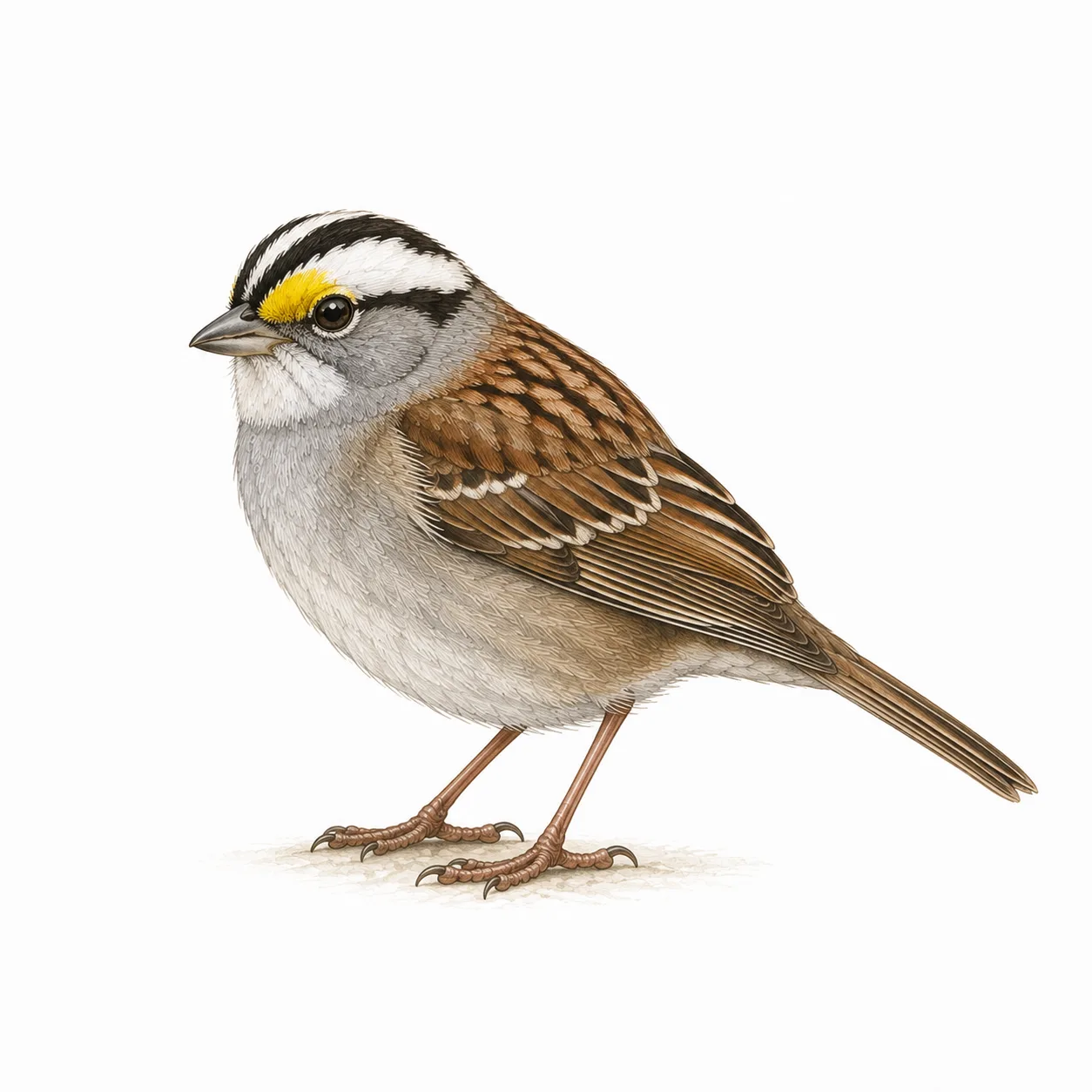 hvitstrupespurv