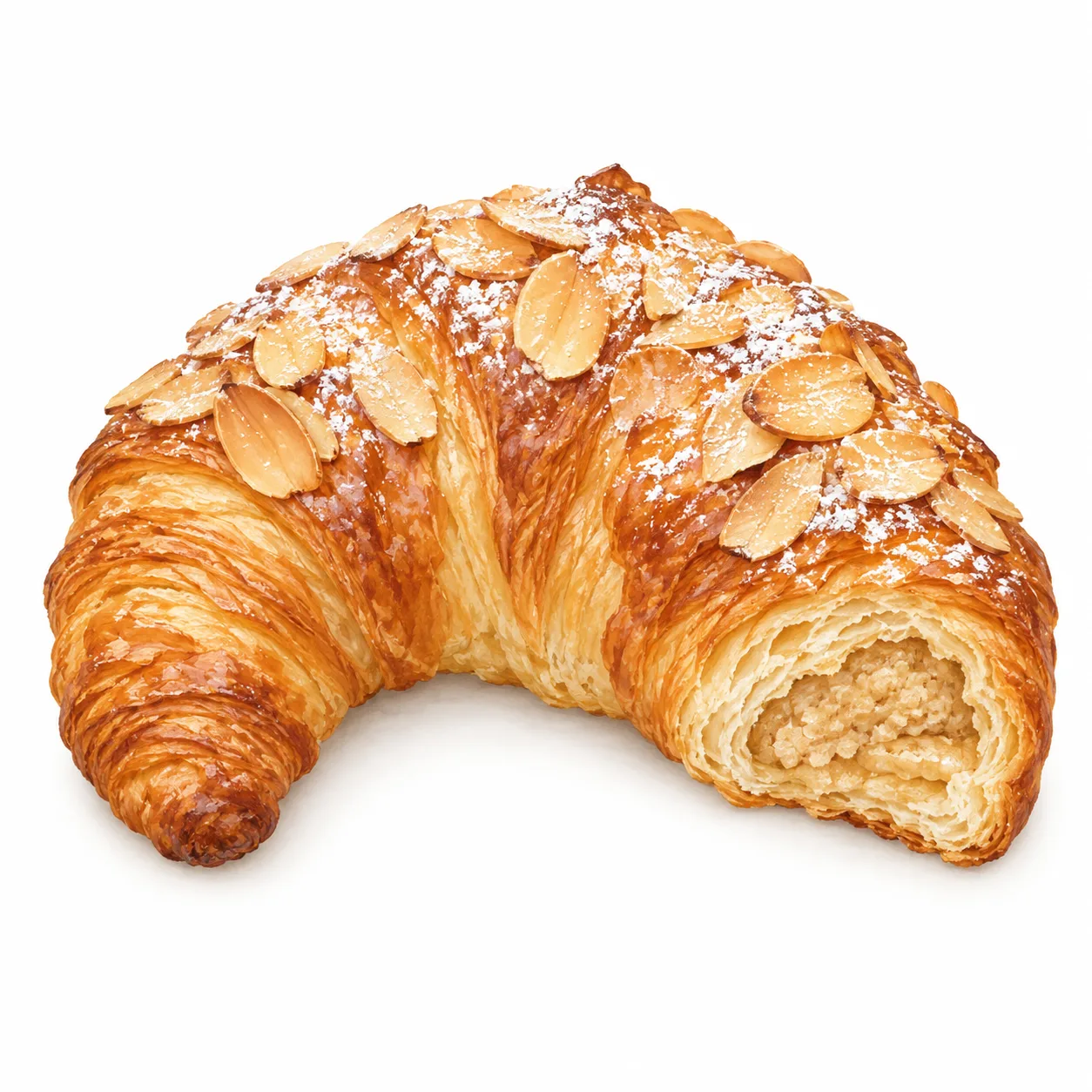 croissant aux amandes