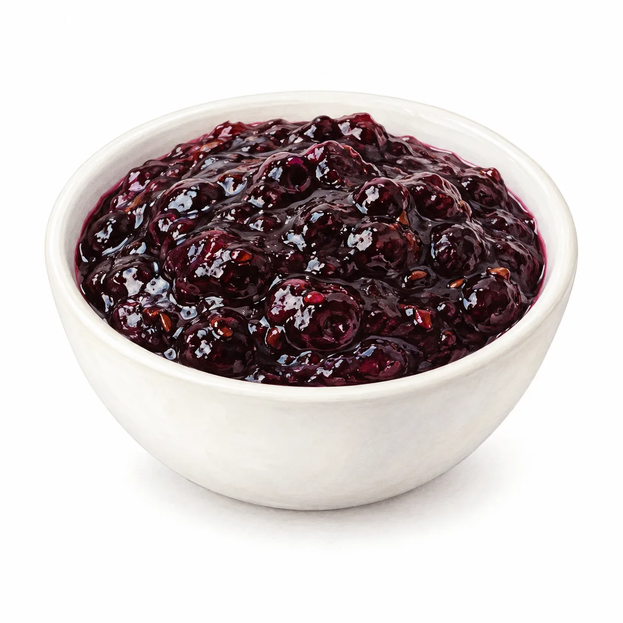schwarze Johannisbeermarmelade