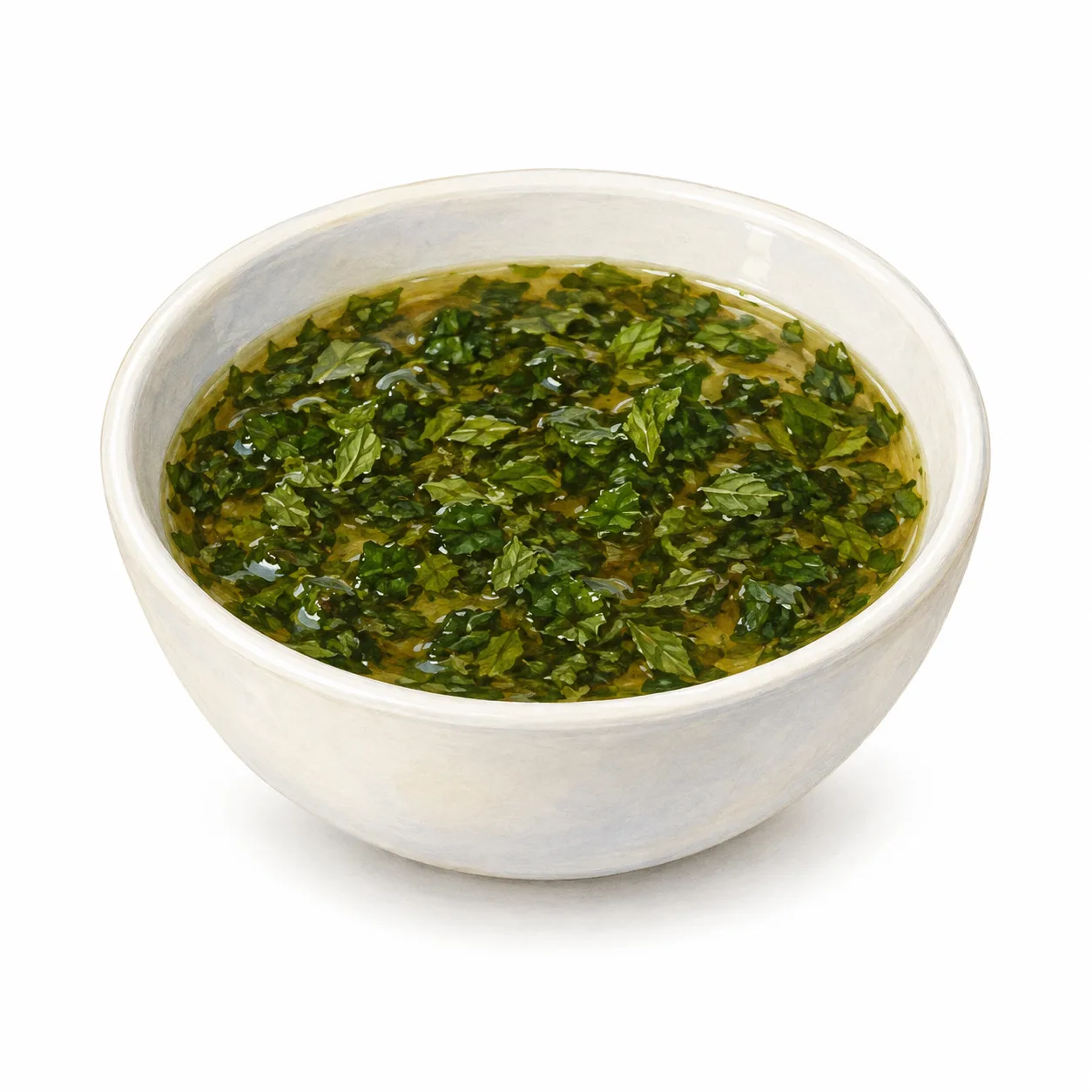 salsa de menta