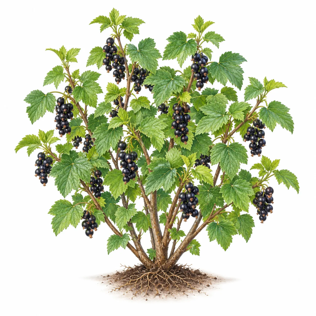 arbusto de grosella negra