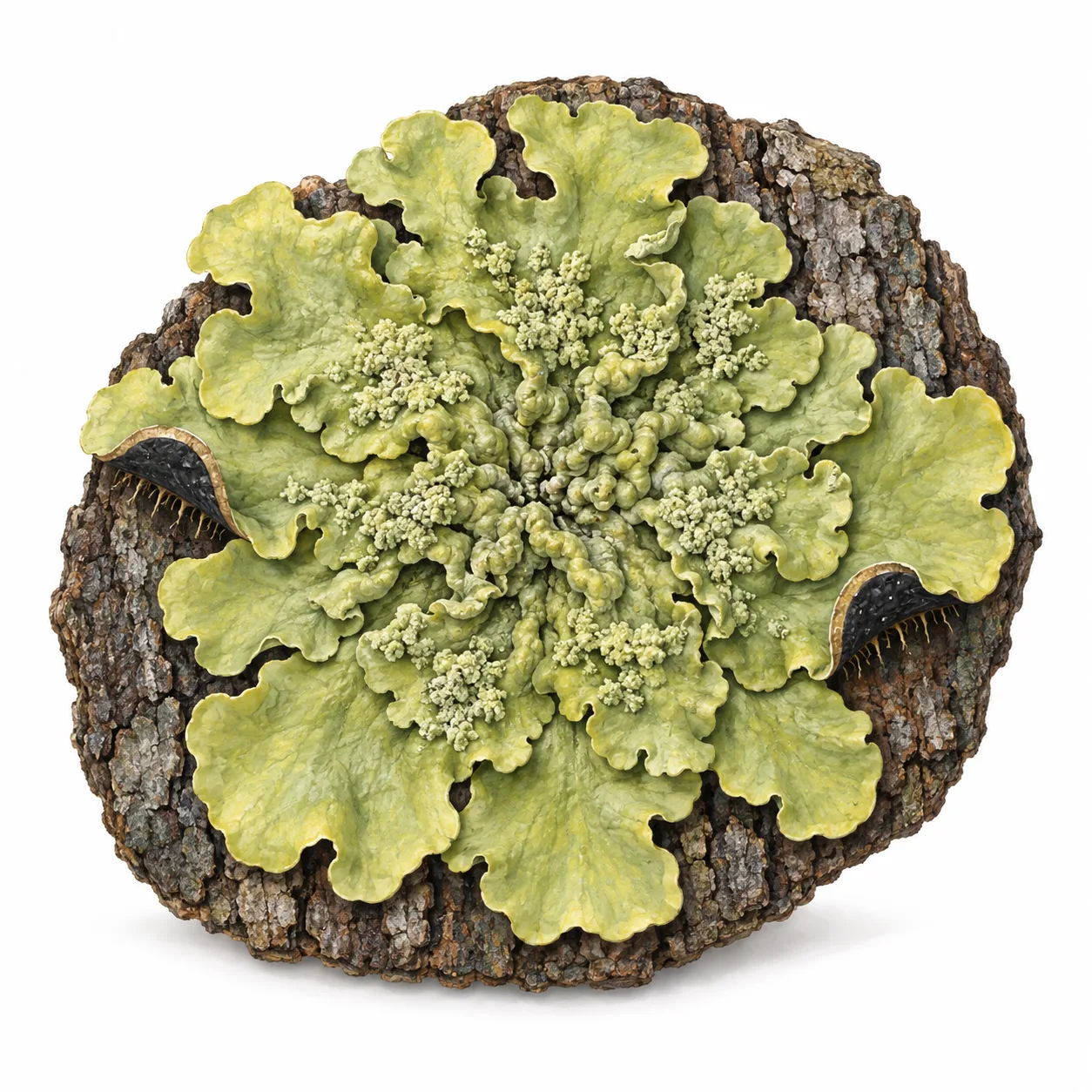 common greenshield lichen