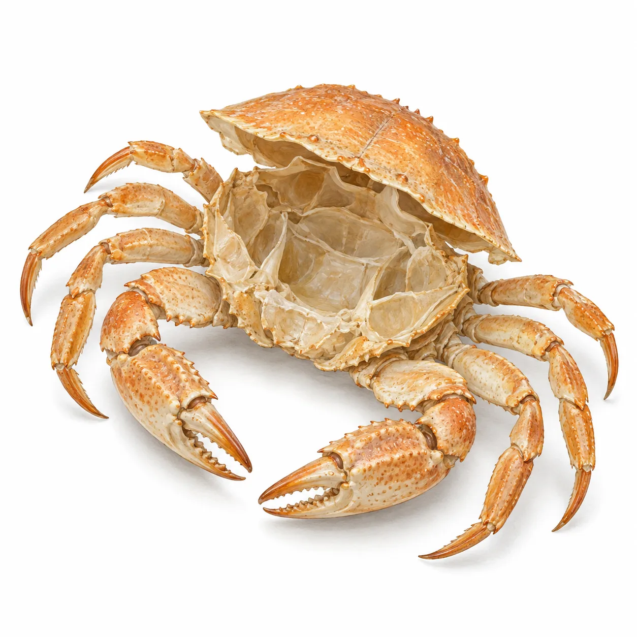abgestreifter Krebspanzer