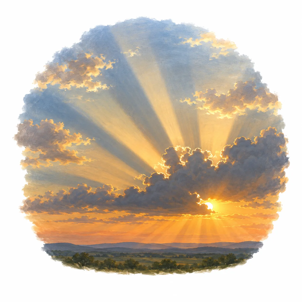 crepuscular rays