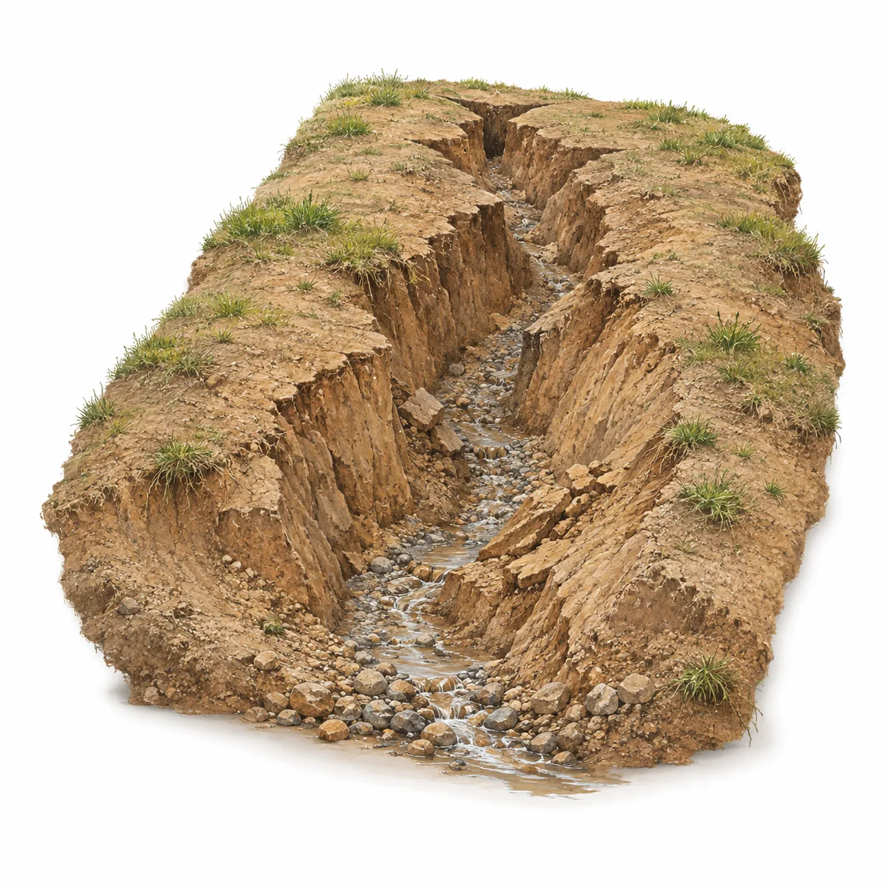 Erosionsrinne