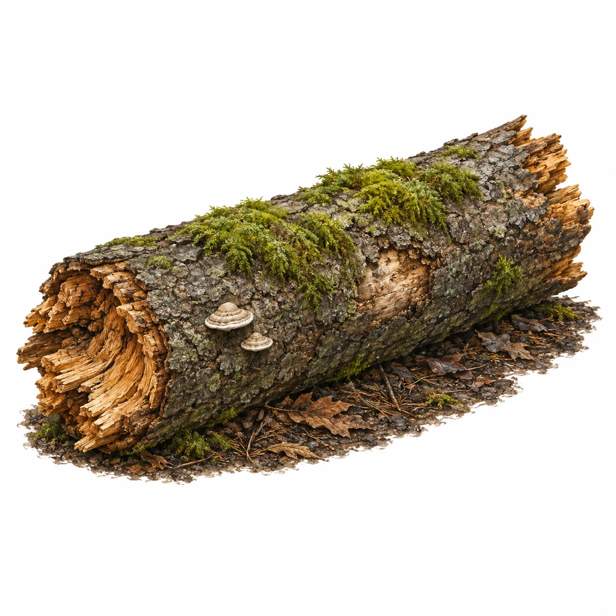 bûche tombée