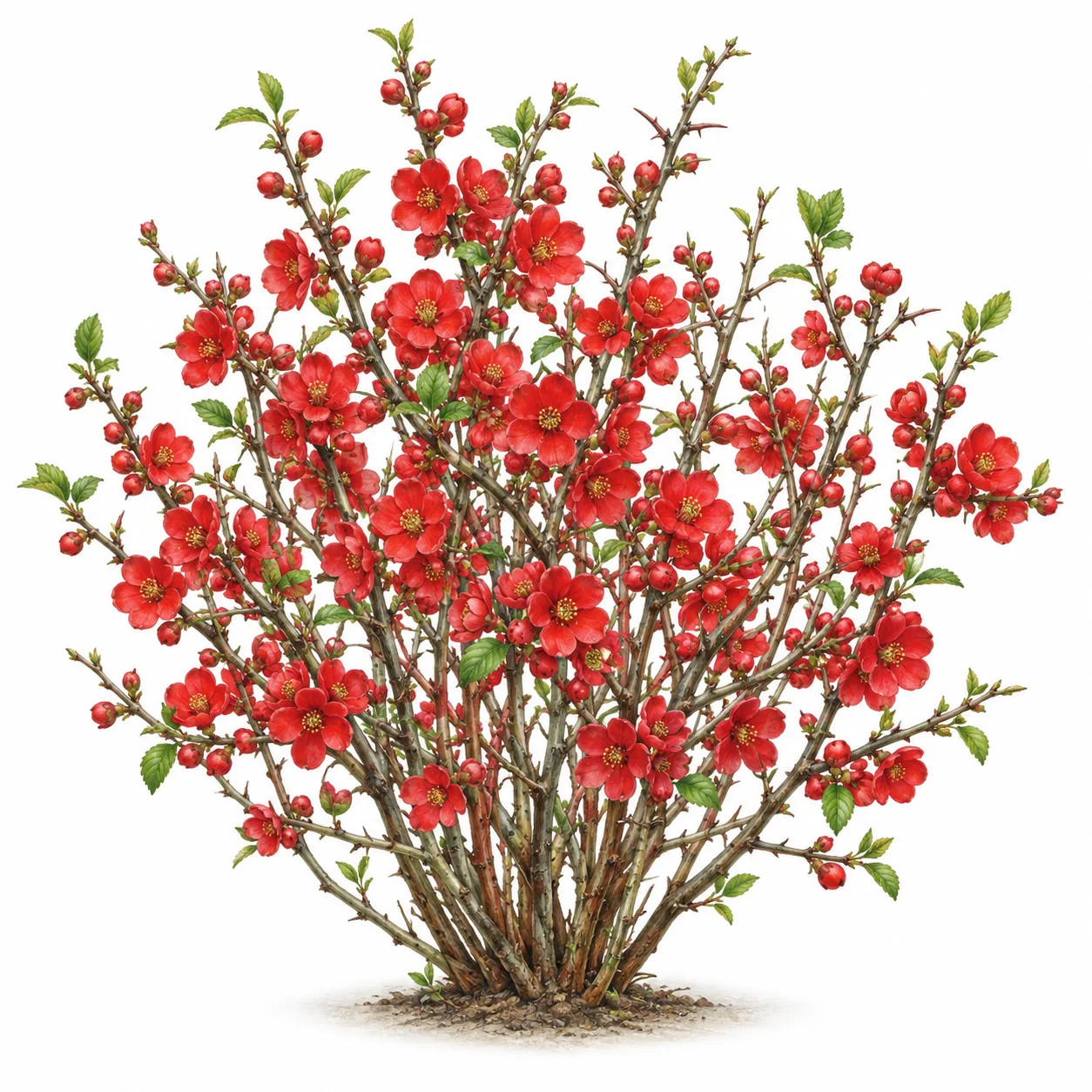 membrillero de flor