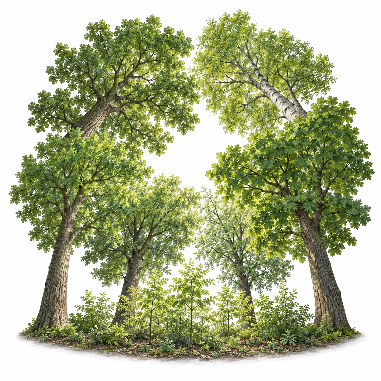 trouée forestière