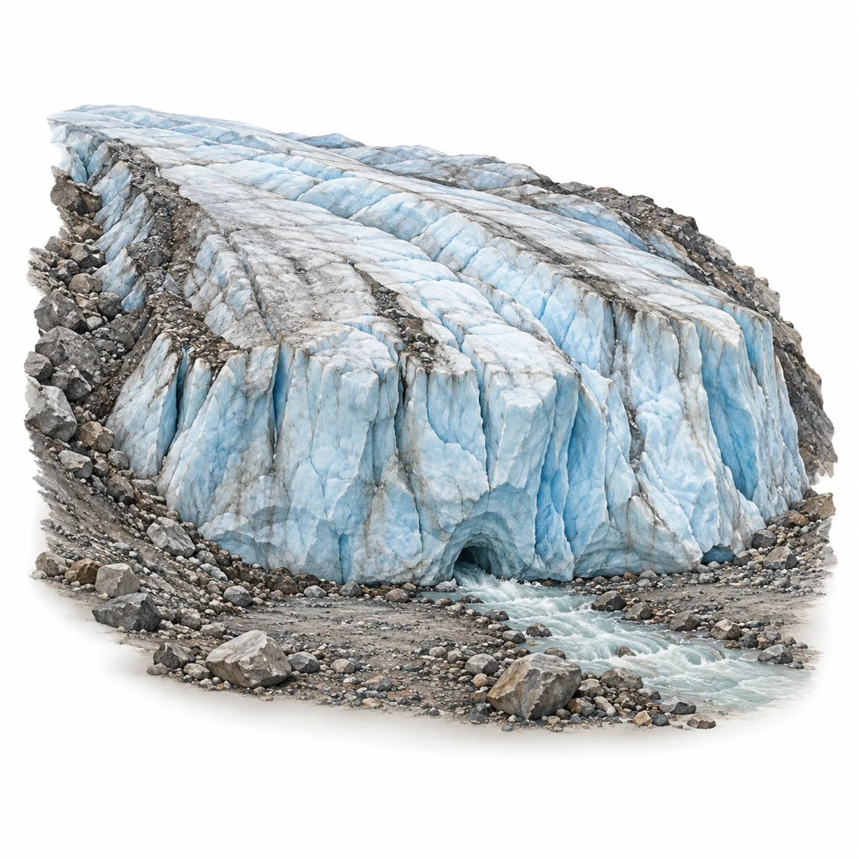 front du glacier