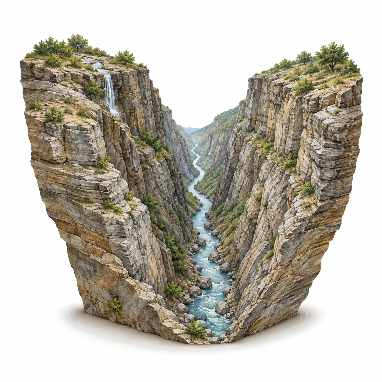 gorge