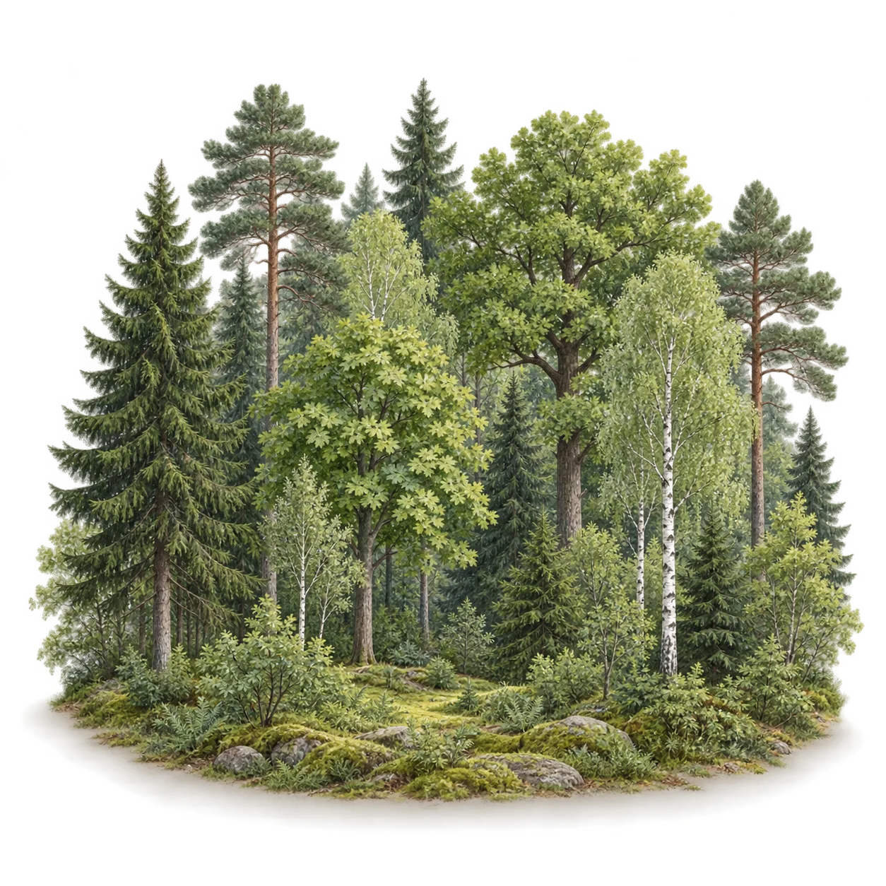 bosque mixto