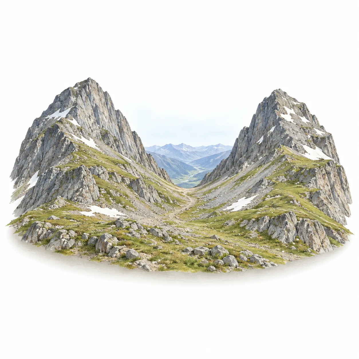 col de montagne