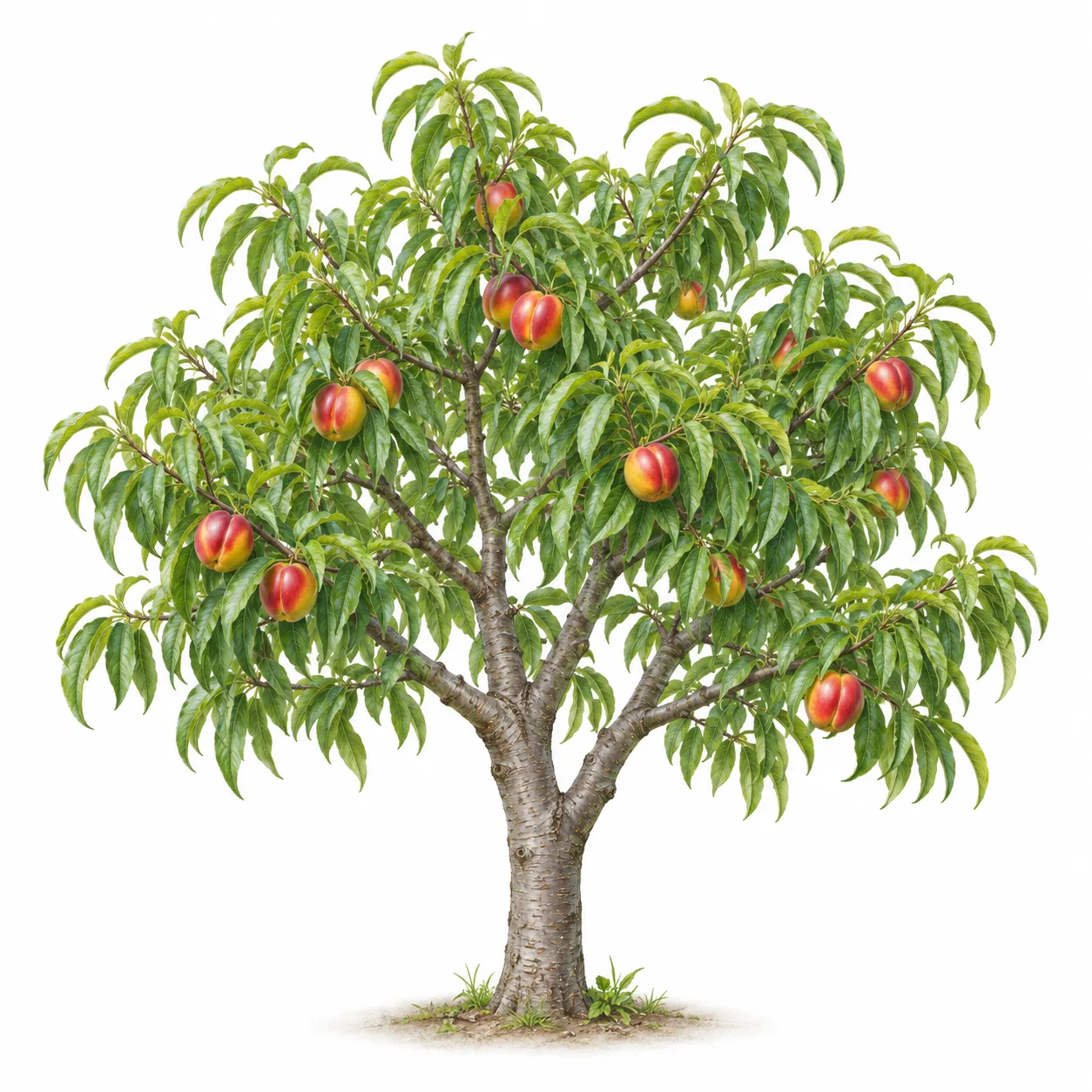 árbol de nectarina