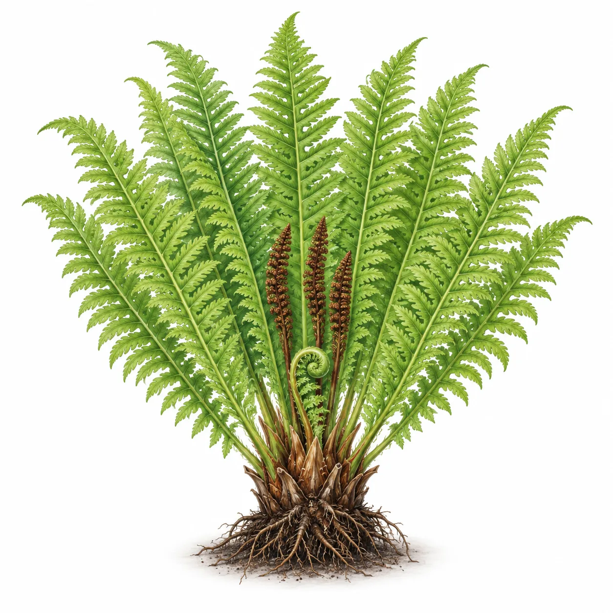 ostrich fern