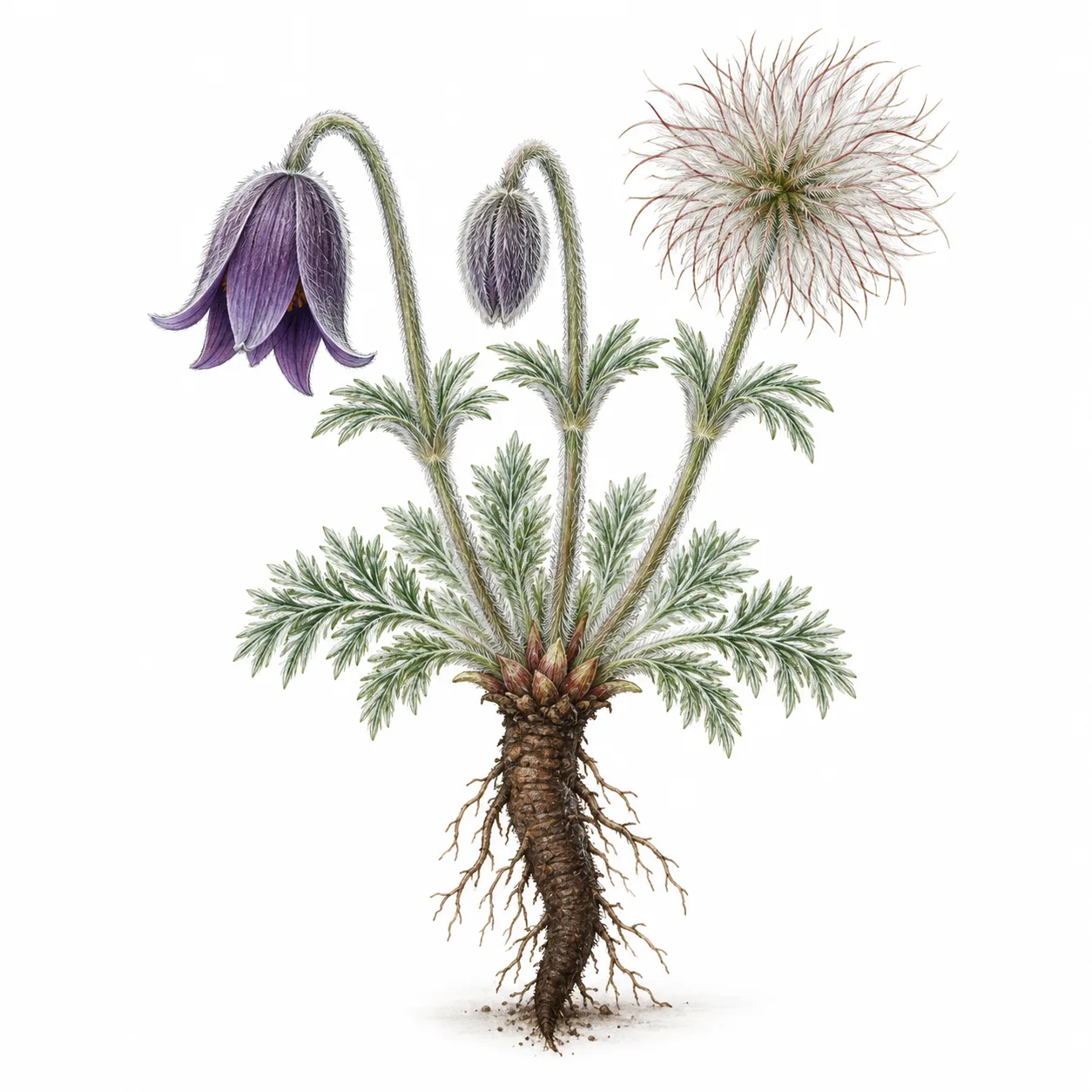 Pulsatilla pratensis