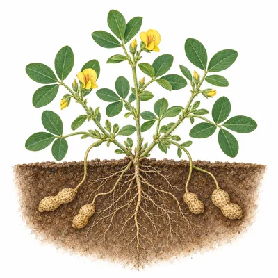 peanut plant