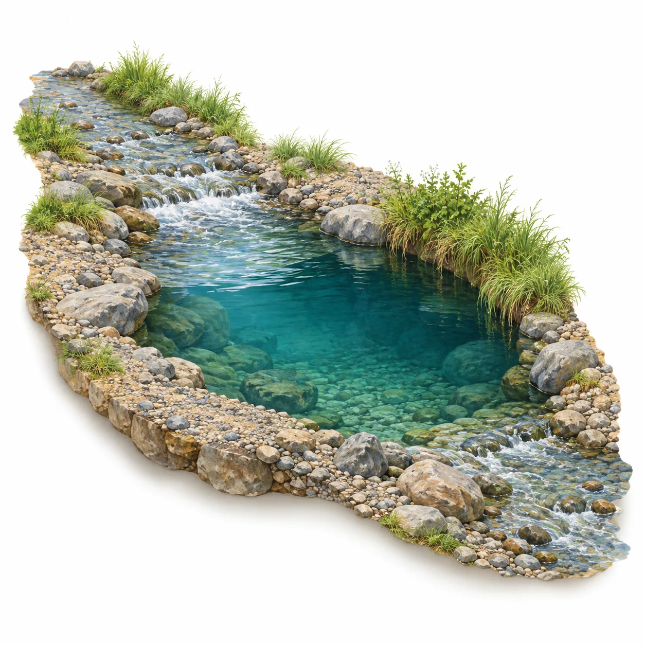 river pool